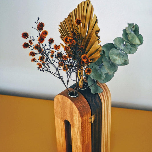Outback Hills Timber Vase