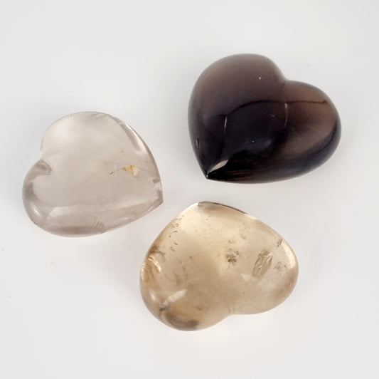 Smoky Quartz Heart