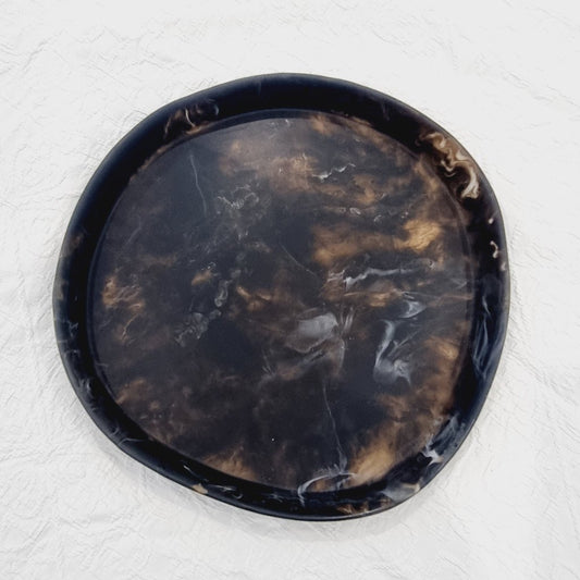 Resin Platter - Cappuccino Dreams