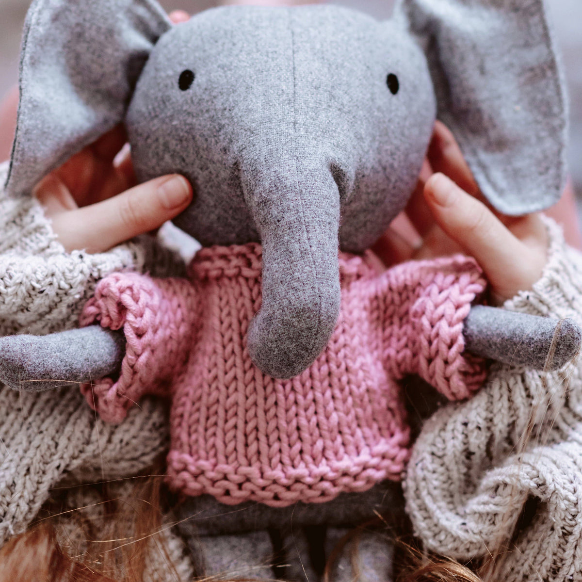 Edwina Elephant Soft Toy – 35cm