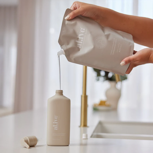 900ml Dishwashing Liquid Refill - Lemon & Pomegranate