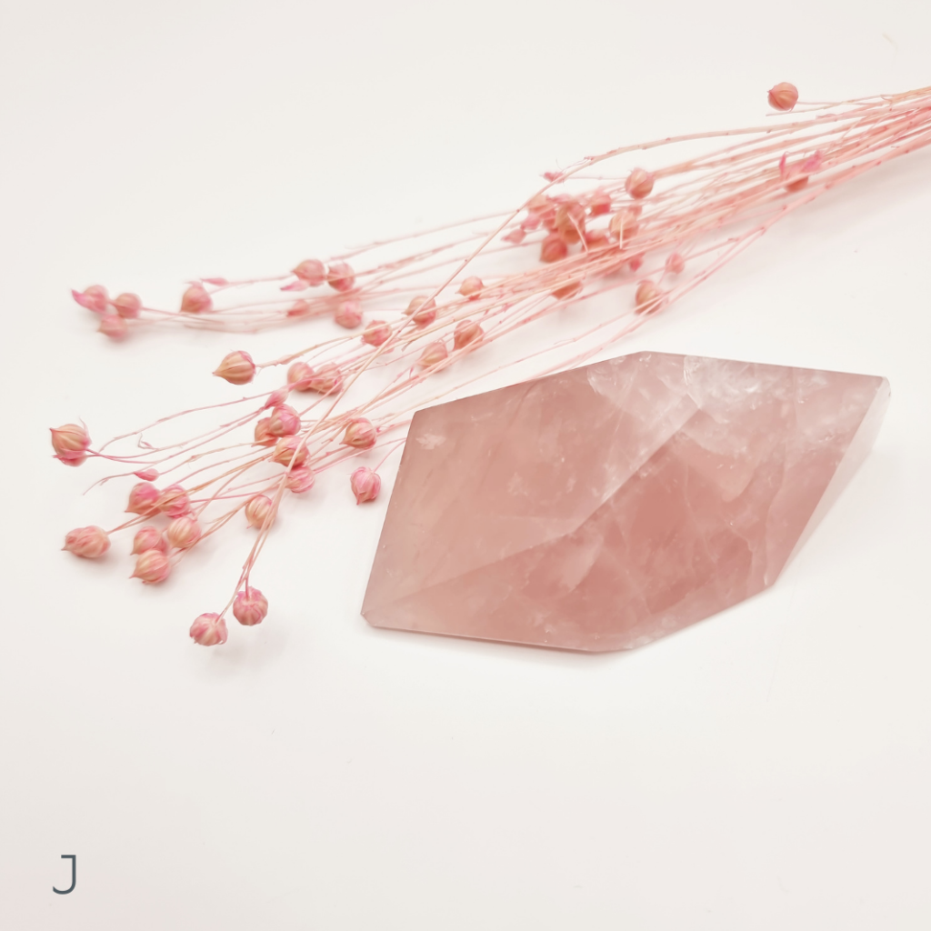 Rose Quartz Crystal Polished Chunk