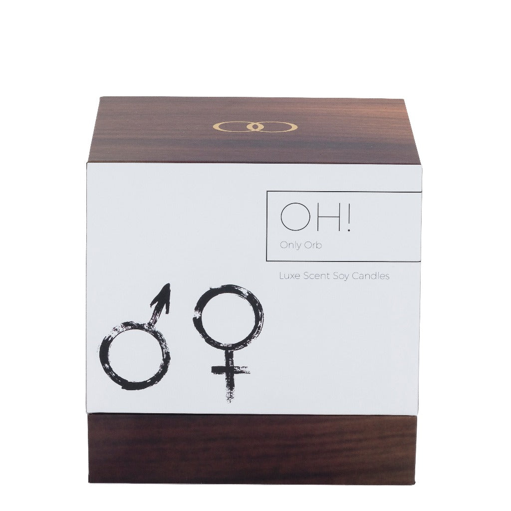 Teak Orb & OH Candle