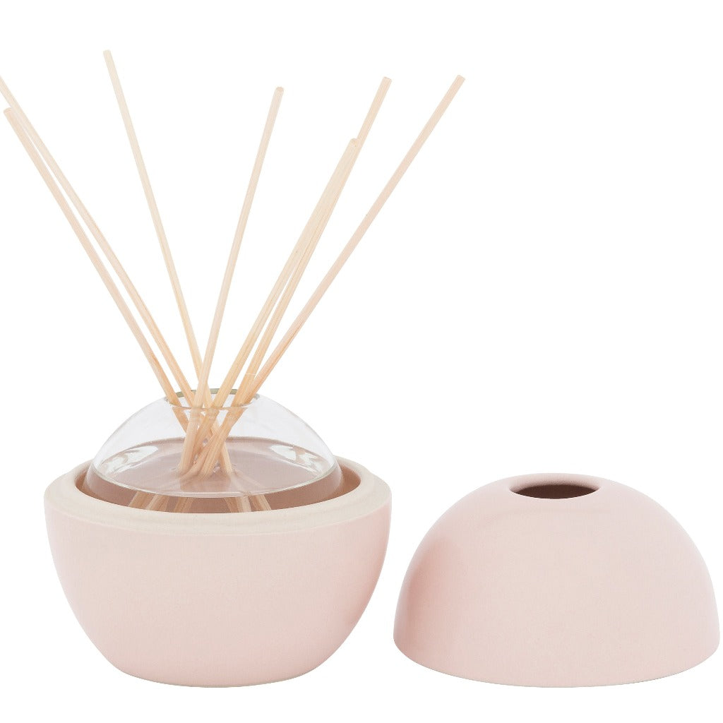 Ceramic Orb Vessel Diffuser Soft Pink