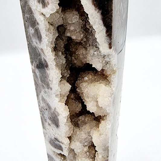 Sphalerite Druzy Quartz Tower