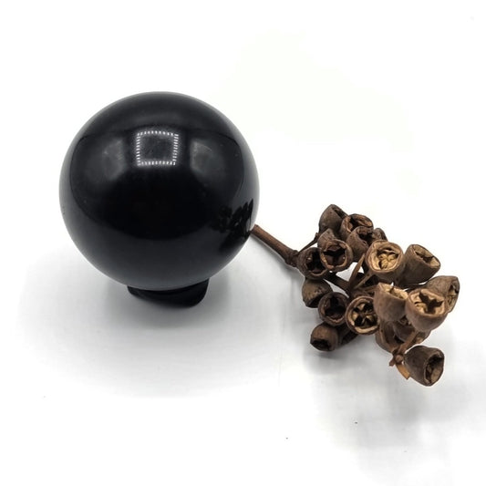 Black Tourmaline Sphere Crystal