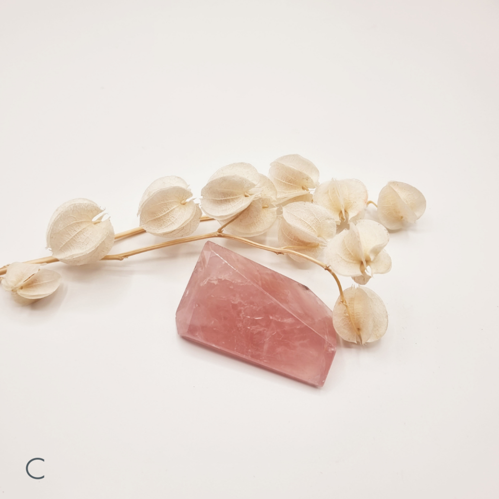 Rose Quartz Crystal Polished Chunk