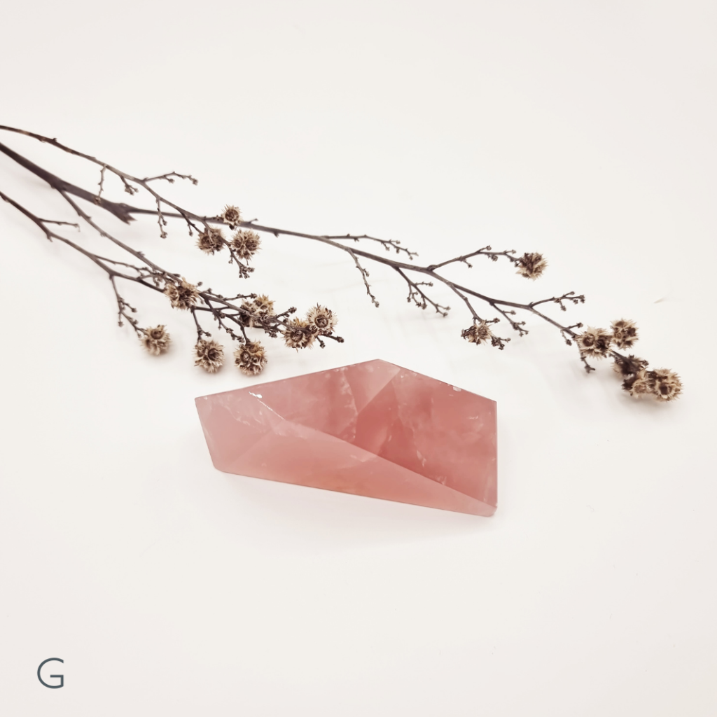 Rose Quartz Crystal Polished Chunk