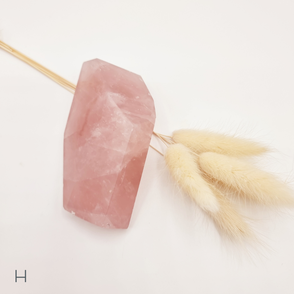 Rose Quartz Crystal Polished Chunk