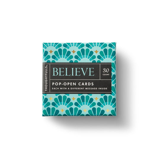 BELIEVE Pop Open Cards