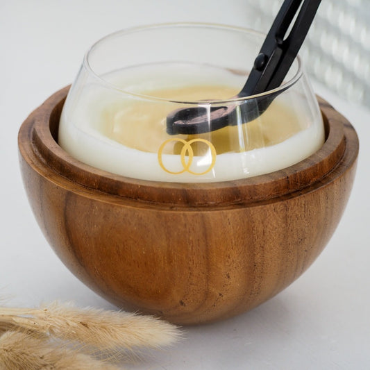 Teak Orb & OLE Candle