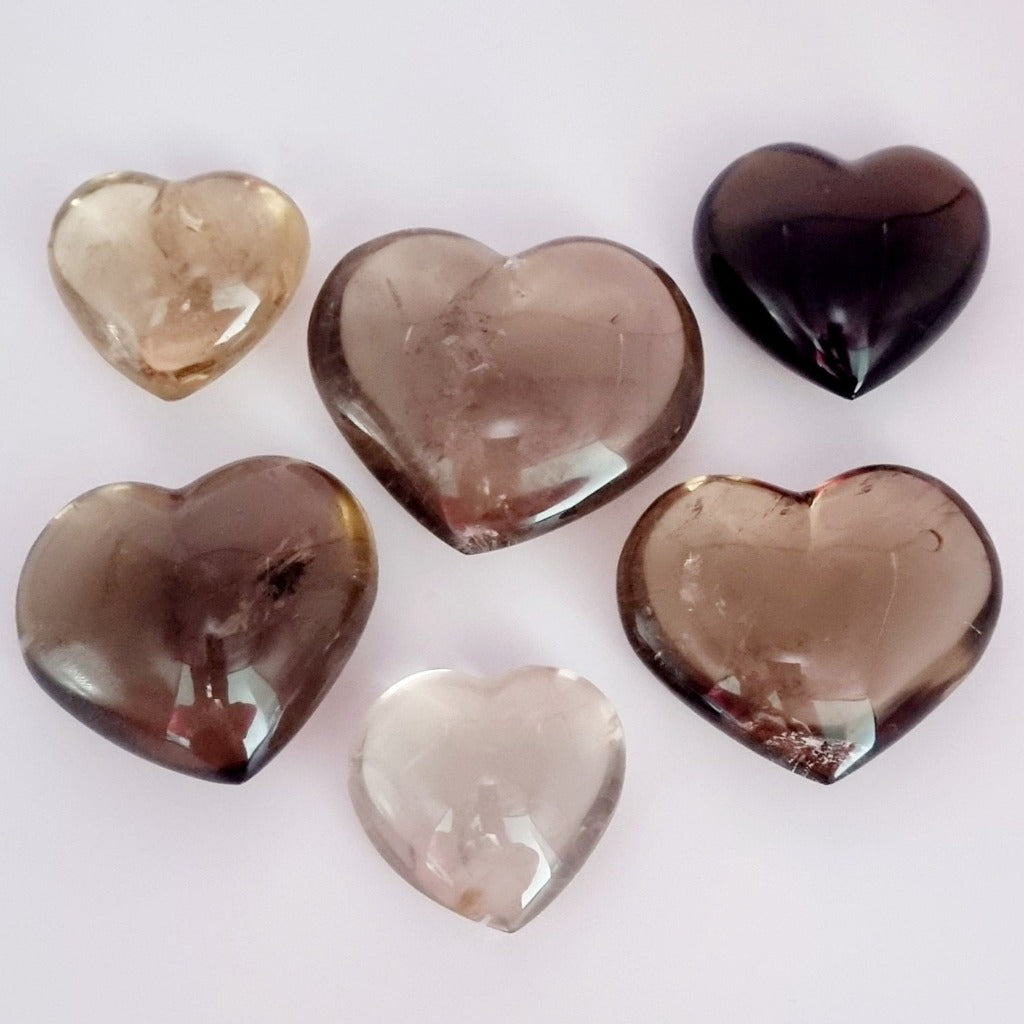 Smoky Quartz Heart