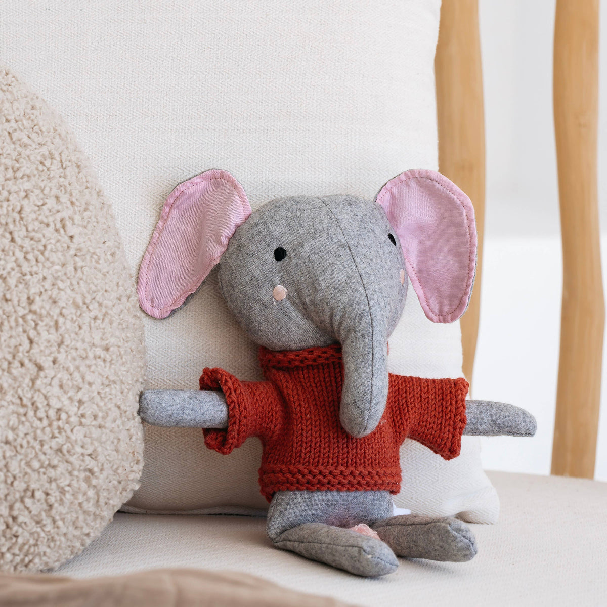 Edwina Elephant Soft Toy – 35cm