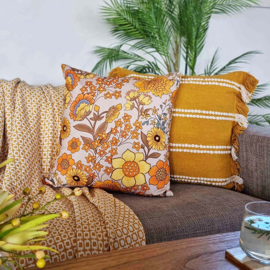 Meadow Cushion Mango 