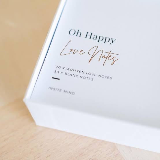 Oh Happy Love Notes