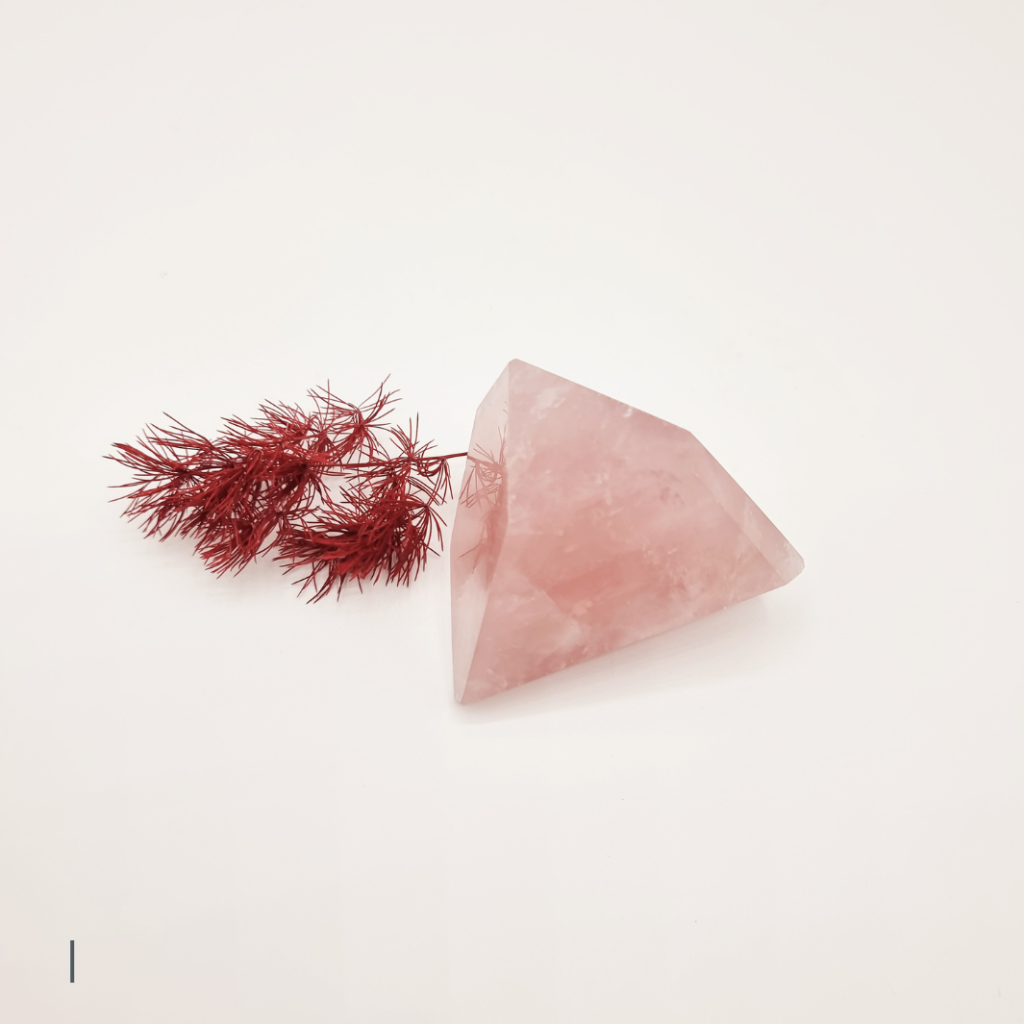 Rose Quartz Crystal Polished Chunk