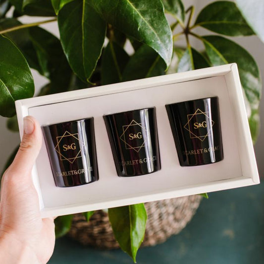 Candle Gift Pack, The Floral CollectionFloral Collection Candle Set Scarlet and Grace - buy at Onyx and Pearl