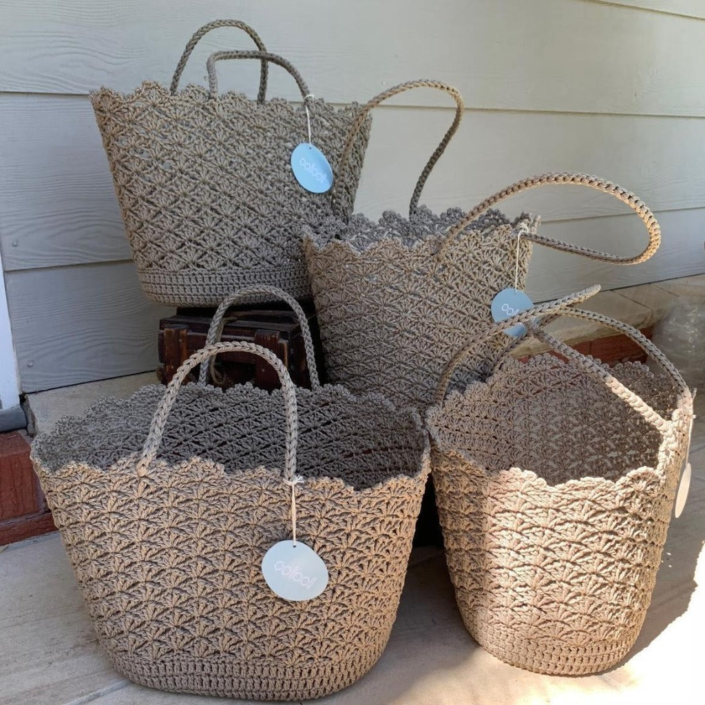 Hand Crocheted Baskets